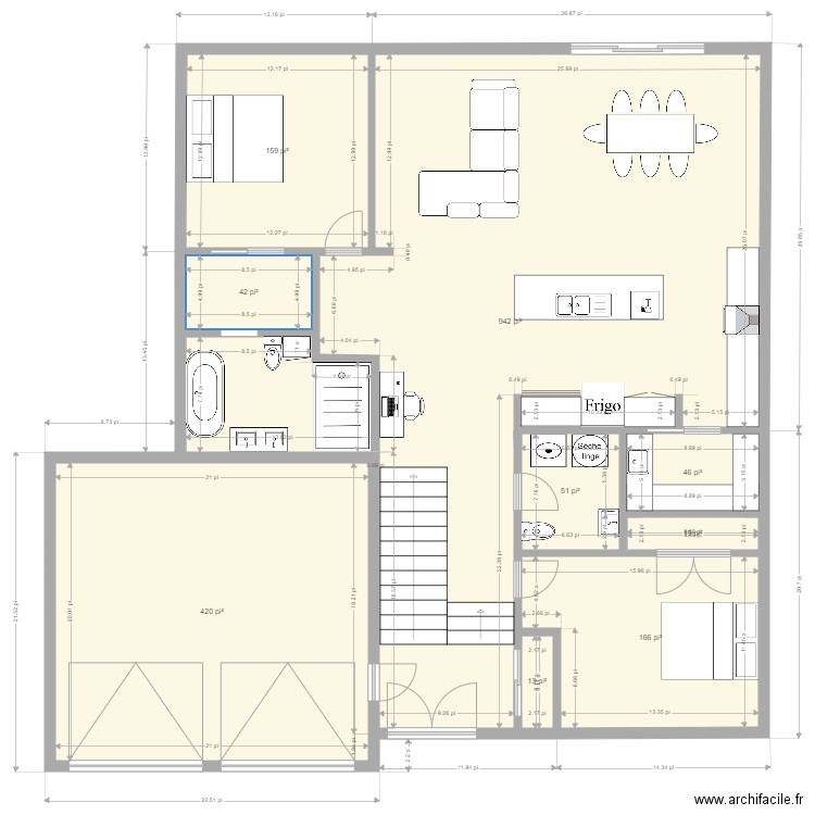 Plan maison 2. Plan de 0 pièce et 0 m2