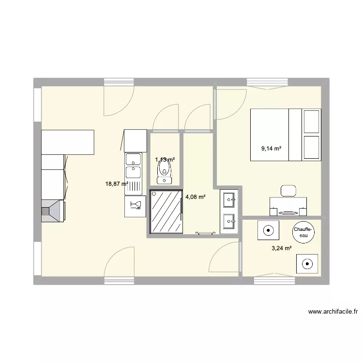 plan int&eacute;rieur . Plan de 