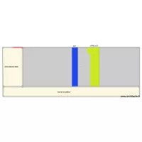 Volume au sol pr&eacute;formes conditionn&eacute;es sur 2 niveaux