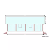 Vue de face case double