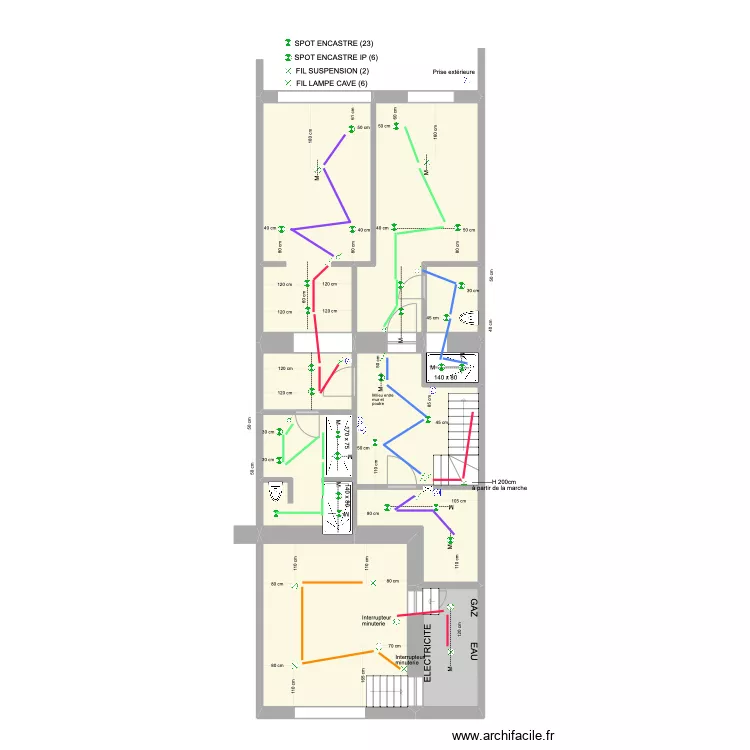 Banning 21 Rez Jardin Electricité PLAFONDS Mesures. Plan de 0 pièce et 0 m2 Banning 21 Rez Jardin Electricité PLAFONDS Mesures. Plan de 0 pièce et 0 m2