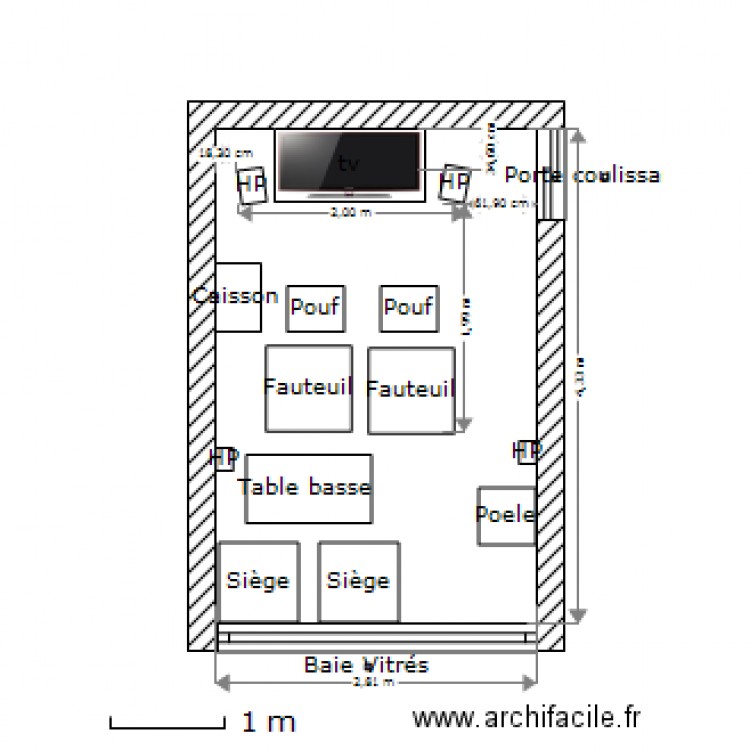 Home cinema 2. Plan de 0 pièce et 0 m2