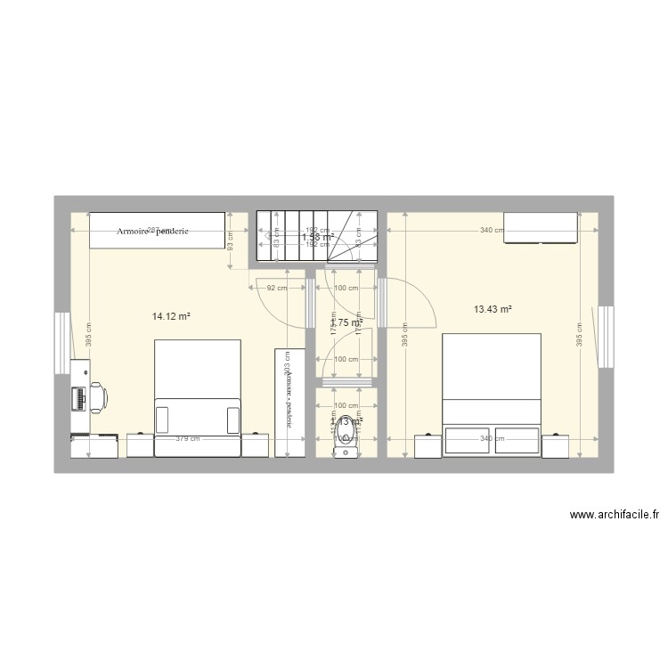 Donstiennes Haut. Plan de 0 pièce et 0 m2