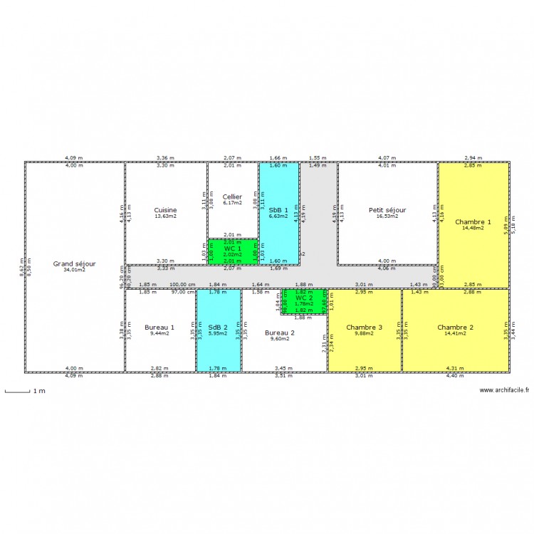 Plan commun. Plan de 0 pièce et 0 m2