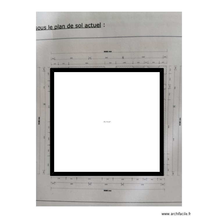 IDI M4. Plan de 1 pièce et 79 m2