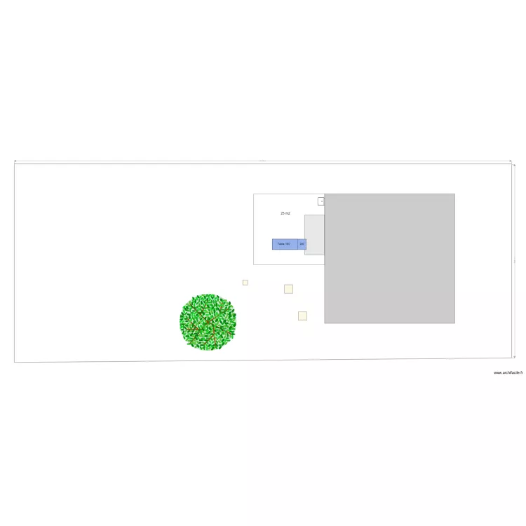 terrain. Plan de 
