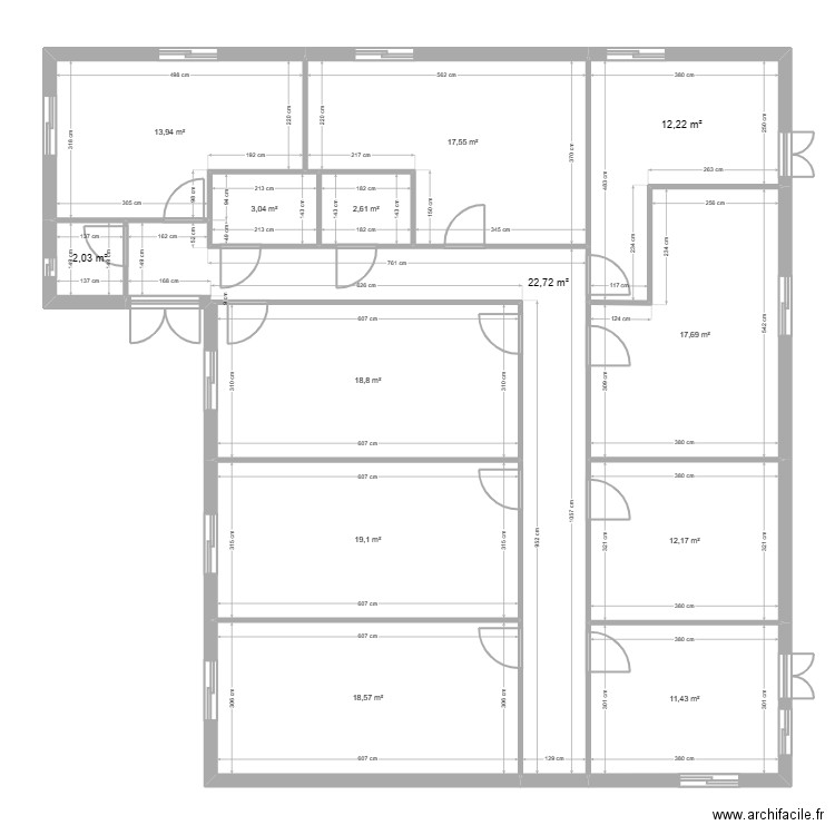 sollies toucas avant travaux. Plan de 0 pièce et 0 m2