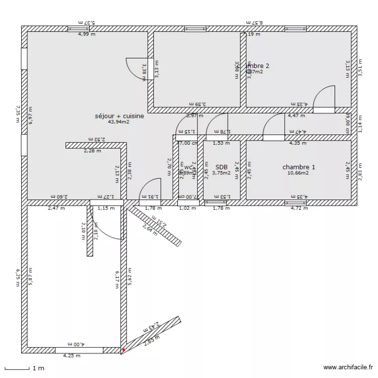 maison Eric Hélène. Plan de maison Eric Hélène. Plan de