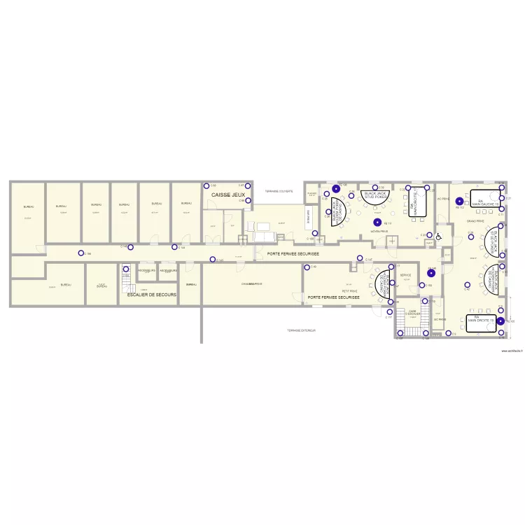 PRIVE 314 actuel au 17 Avril et 19 Avril 2018. Plan de 