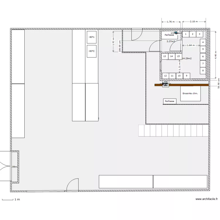 Magasin 045 1er etage mezz. seroth. vers.b. Plan de Magasin 045 1er etage mezz. seroth. vers.b. Plan de