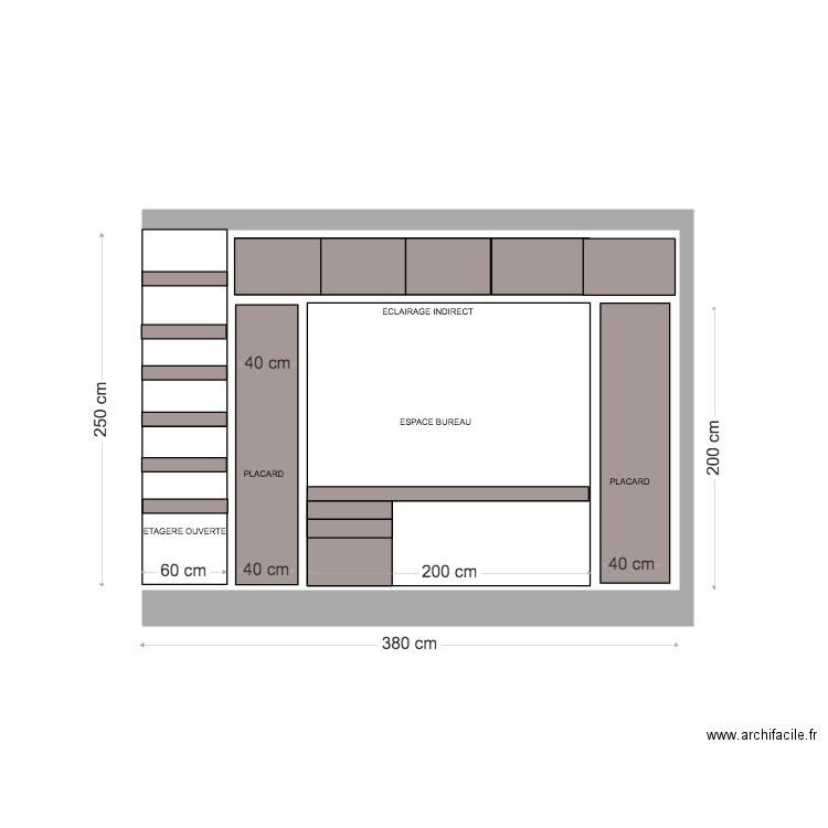 BIBLIOTHEQUE NOCELLA . Plan de 0 pièce et 0 m2