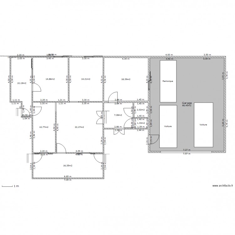 Projet Garage. Plan de 0 pièce et 0 m2