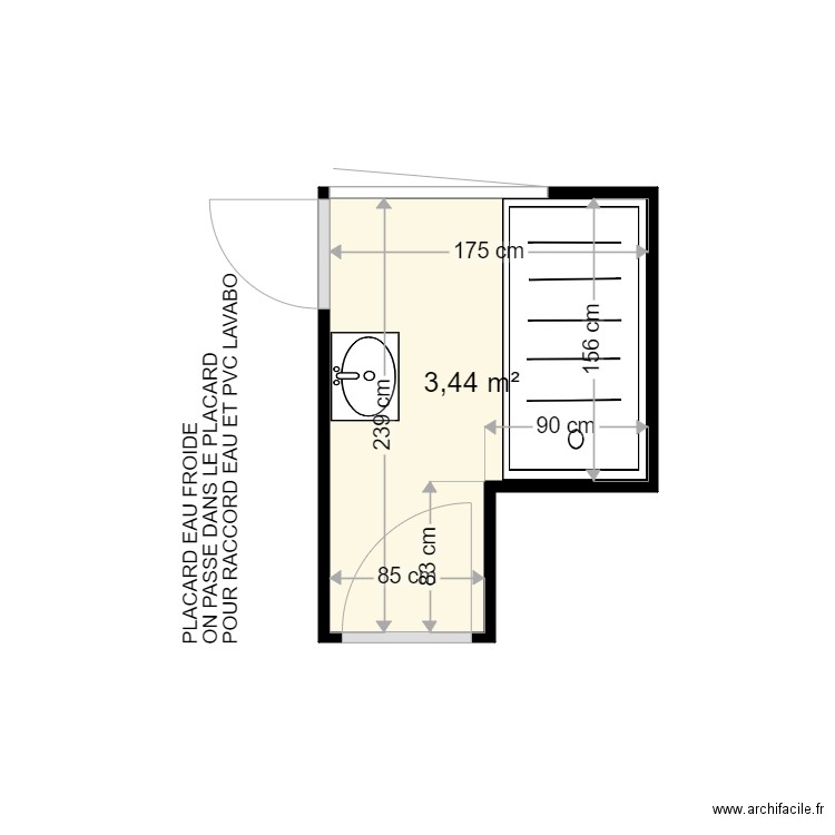 CHEMIN FABRICE . Plan de 0 pièce et 0 m2