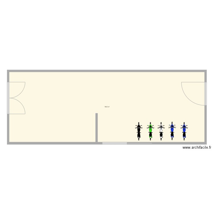 COUR. Plan de 0 pièce et 0 m2