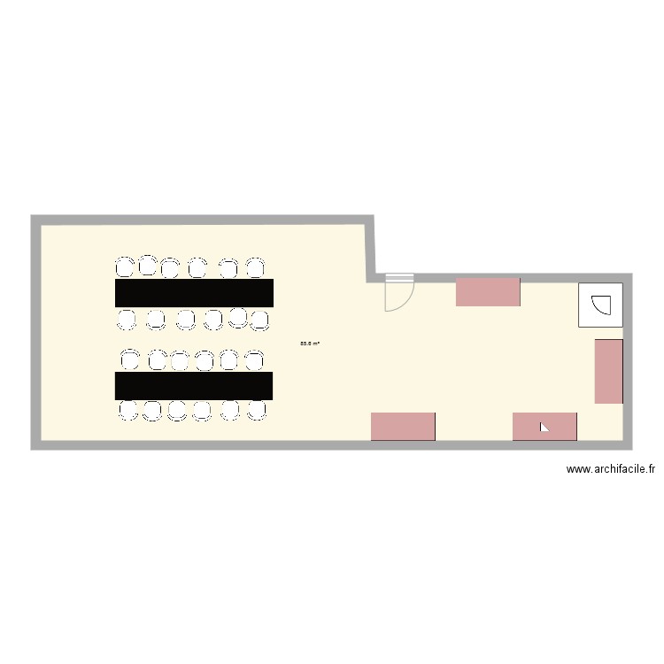 Salle Le Corbusier Max MPA Academy 1. Plan de 0 pièce et 0 m2