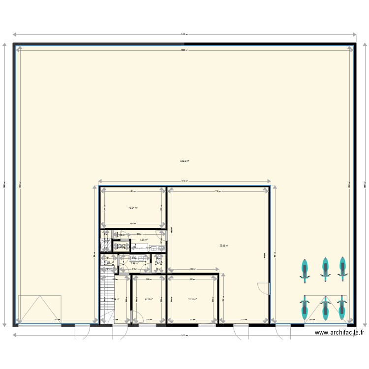 Bureaux Genay v2. Plan de 0 pièce et 0 m2