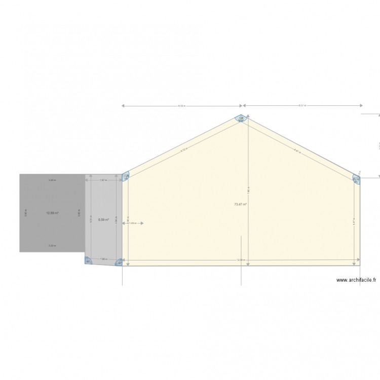 facade 3. Plan de 0 pièce et 0 m2