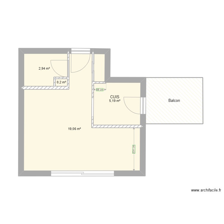 plan marseille existant. Plan de 0 pièce et 0 m2