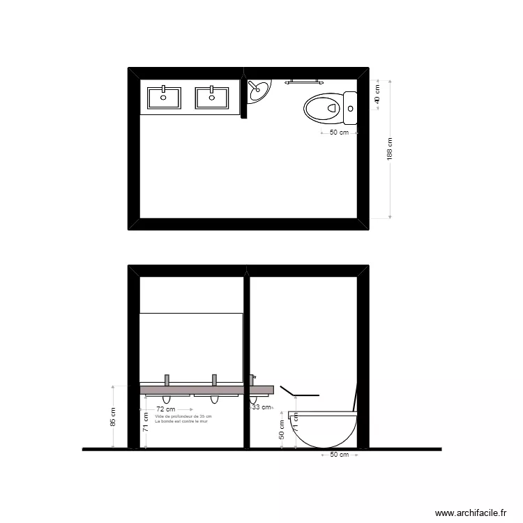 Griffon WC 4. Plan de 
