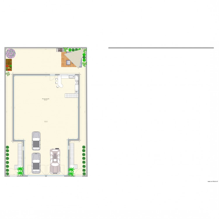 Villa J version 01. Plan de 0 pièce et 0 m2