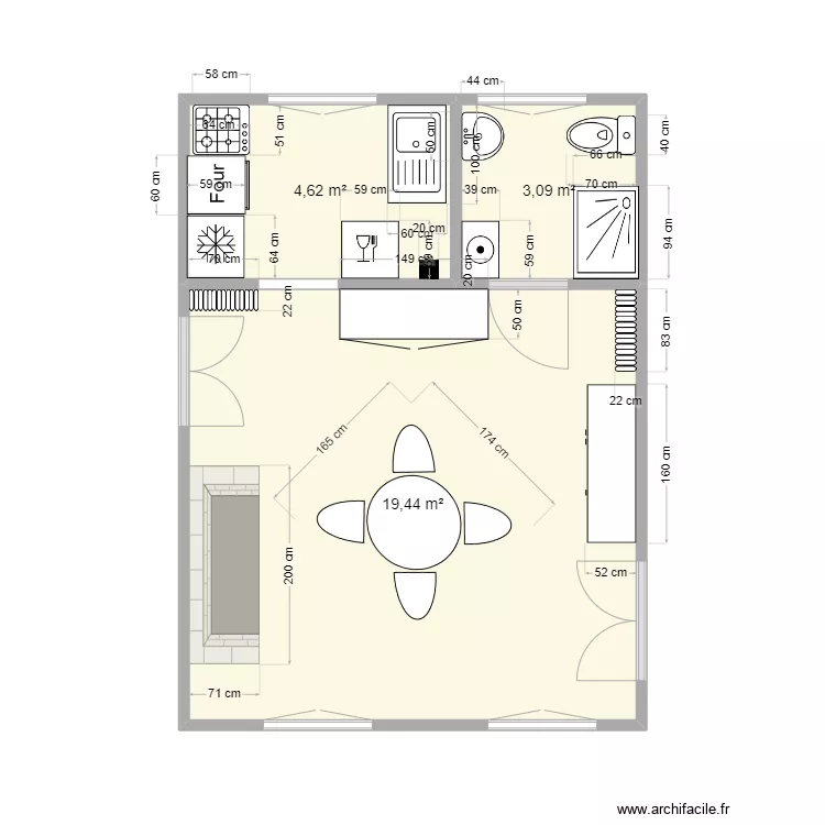 cuisine neronde original. Plan de cuisine neronde original. Plan de