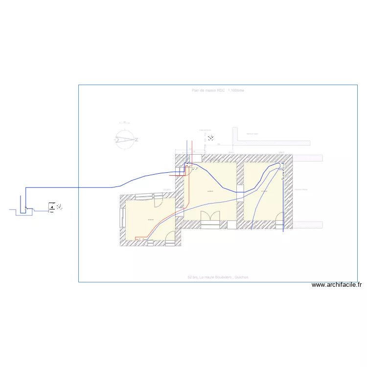La Haute Bou&euml;xi&egrave;re. Plan de 