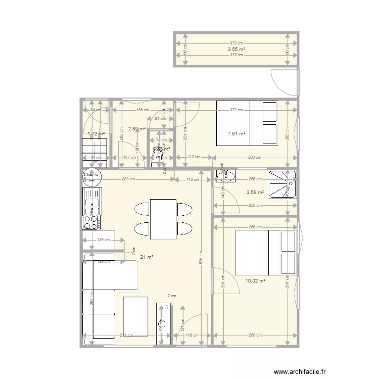 immeuble munster rdc apr&egrave;s. Plan de 