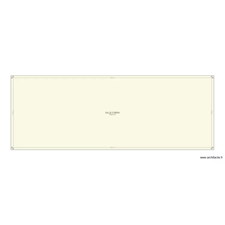 salle cin&eacute;ma le blottereau. Plan de 