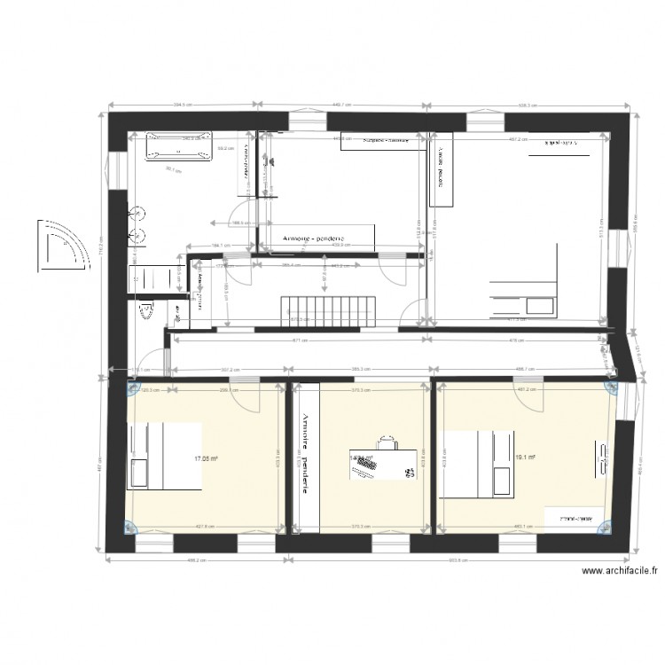 étage 6 avril 2017. Plan de 0 pièce et 0 m2