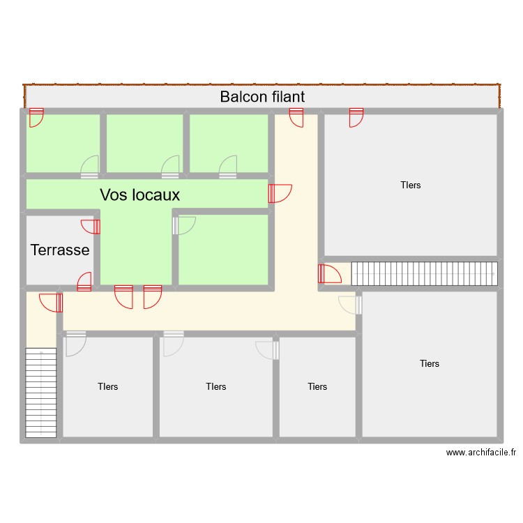 base. Plan de 0 pièce et 0 m2