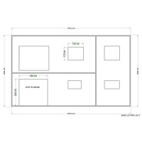 PLAN DE FACADE AVANT avant travaux