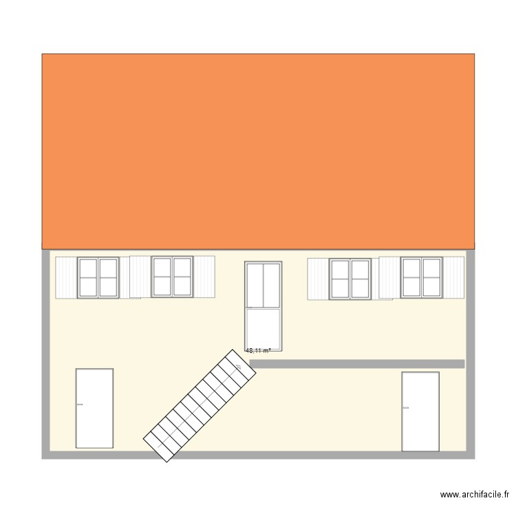 façade actuelle Wingen sur moder. Plan de 0 pièce et 0 m2