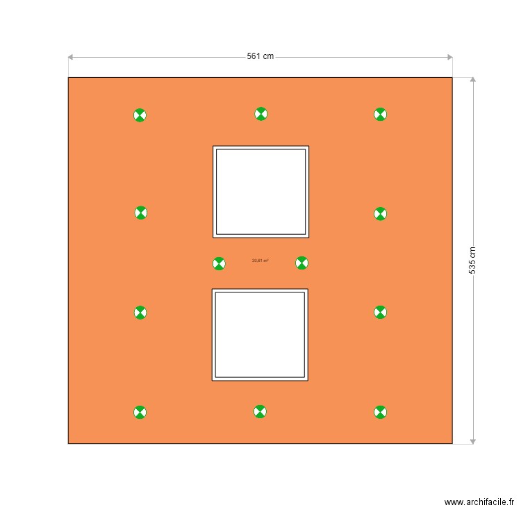 Toit 2. Plan de 0 pièce et 0 m2