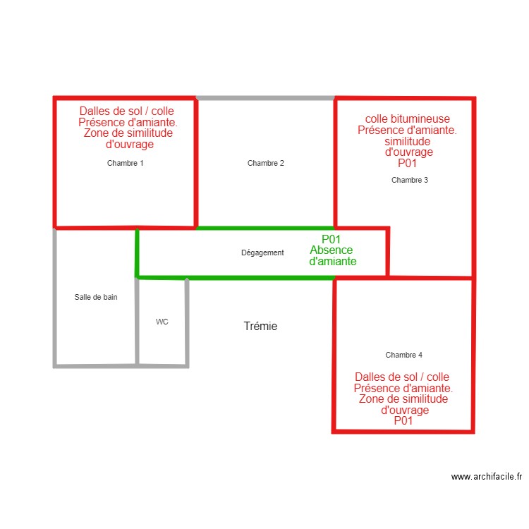 etage rosny. Plan de 0 pièce et 0 m2