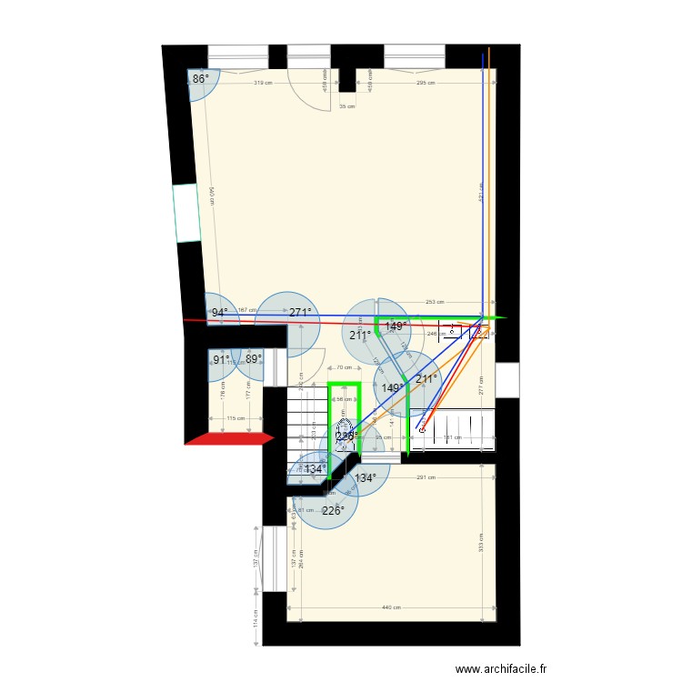 Evrard plan reseau plomberie. Plan de 0 pièce et 0 m2