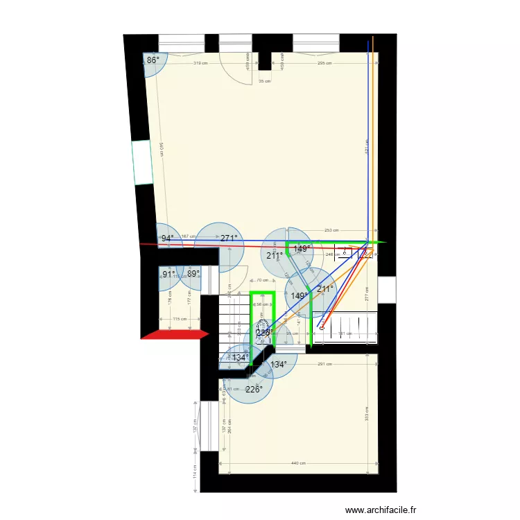 Evrard plan reseau plomberie. Plan de 
