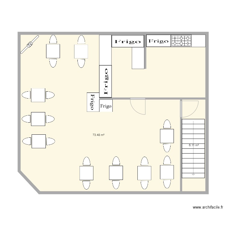 RESTO Cameronne. Plan de 0 pièce et 0 m2
