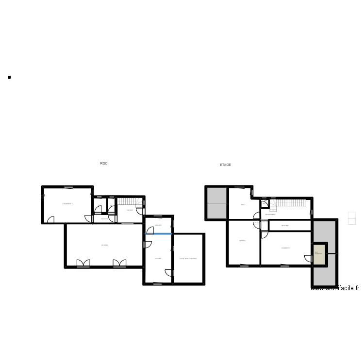 Colin. Plan de 17 pièces et 203 m2