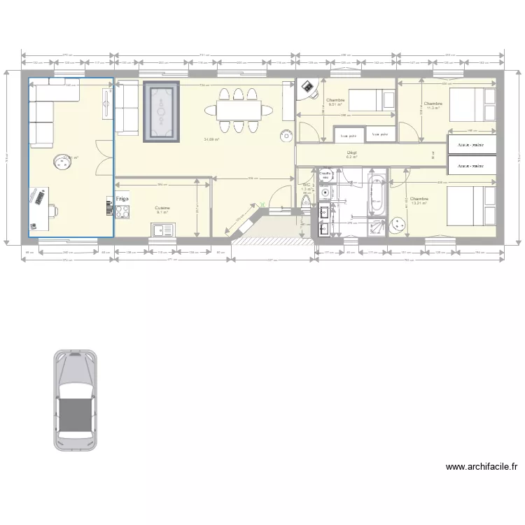 seynhaeve III. Plan de 