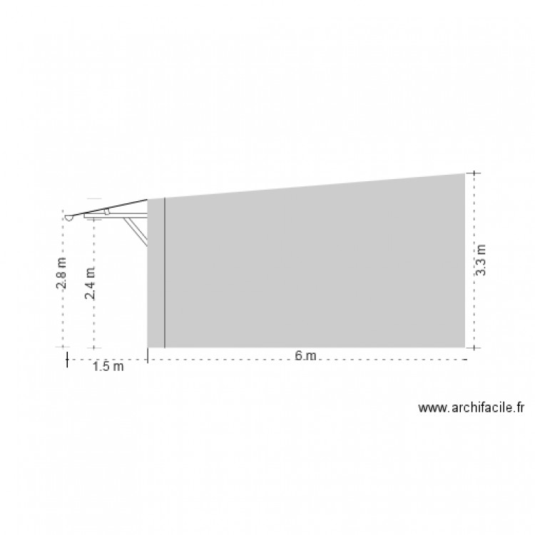 Vue de côté 3. Plan de 0 pièce et 0 m2