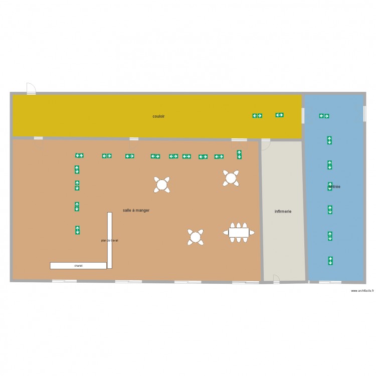 plan caisses alimentaires 3. Plan de 0 pièce et 0 m2