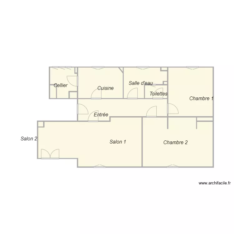Croquis LAUMOND. Plan de 