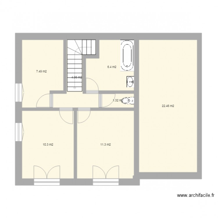 plan blaise etage 1. Plan de 0 pièce et 0 m2