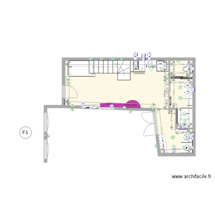 Duplex RDC good. Plan de 0 pièce et 0 m2