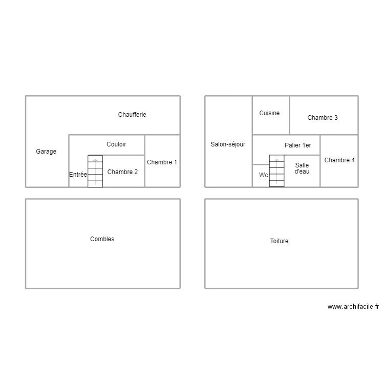 PLUGUFFAN FILLET. Plan de 10 pièces et 84 m2