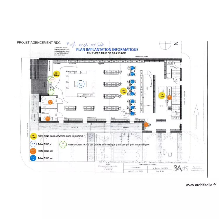 PORT LEUCATE RDC PLAN INFORMATIQUE. Plan de 