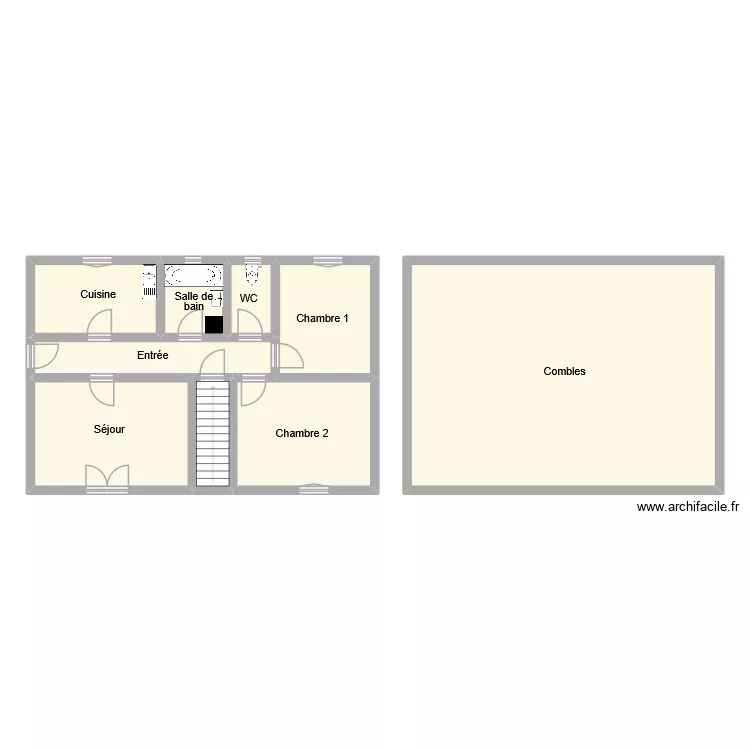chaumard rdc. Plan de 9 et 146 m² chaumard rdc. Plan de 9 et 146 m²