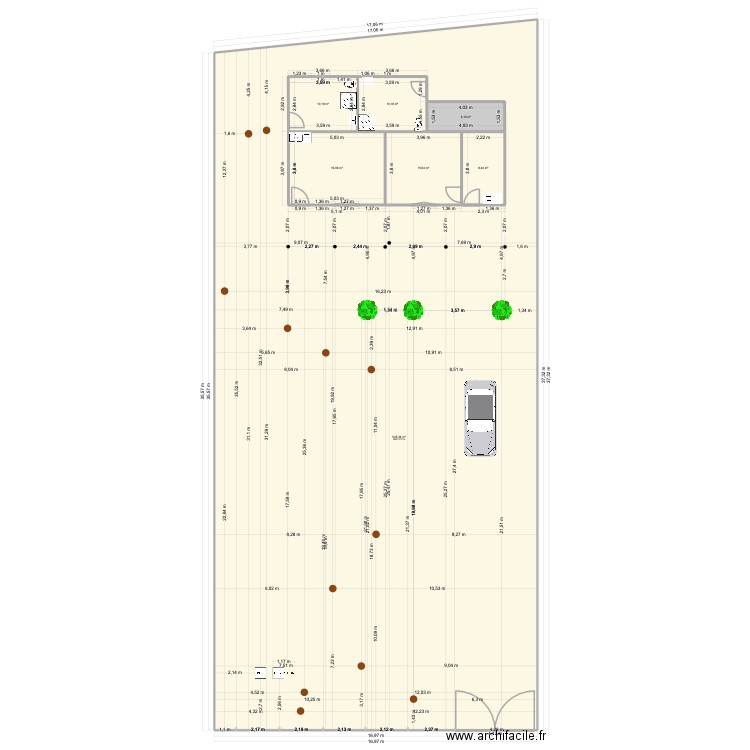 LTSM plan origine. Plan de 7 pièces et 687 m2