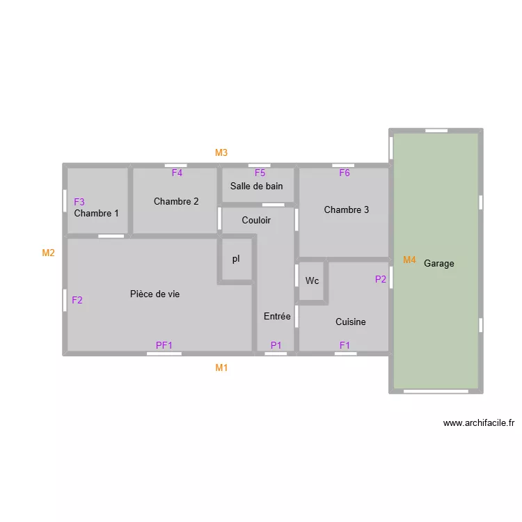 Apprenti st hilaire. Plan de 10 Pièces et 45 m²