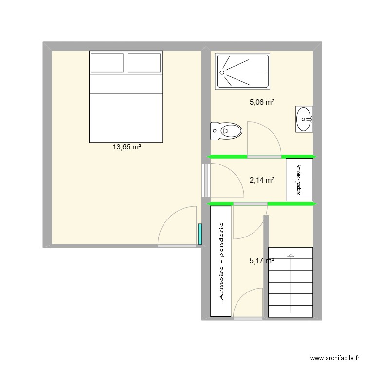 Studio Hyères. Plan de 0 pièce et 0 m2